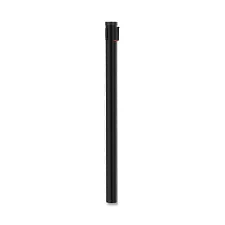 Tatco Products Tatco, ADJUSTA-TAPE CROWD CONTROL POSTS ONLY, STEEL, 40in HIGH, BLACK, 2PK 11611